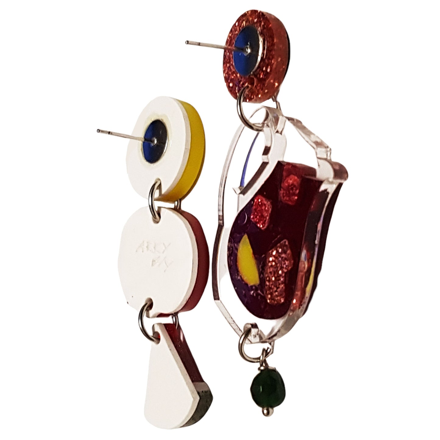 Orecchini asimmetrici Sangria-ARKYFLY-VIALESCARPE