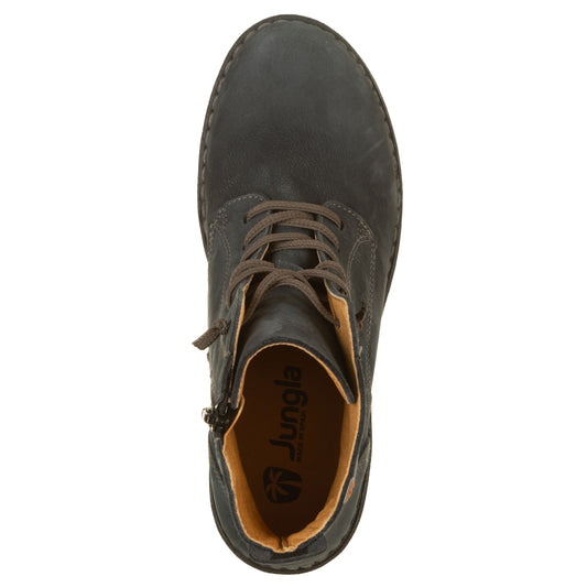 JUNGLA - Ankle boots con lacci elastici e zip