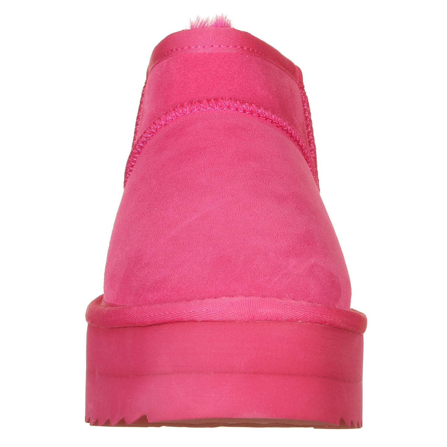 Colors of Califonia - Ankle boots scamosciati fodera lana, con platform