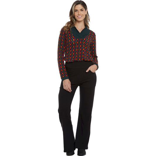 BABA Design - Top jersey con scollo a V-Baba design-VIALESCARPE