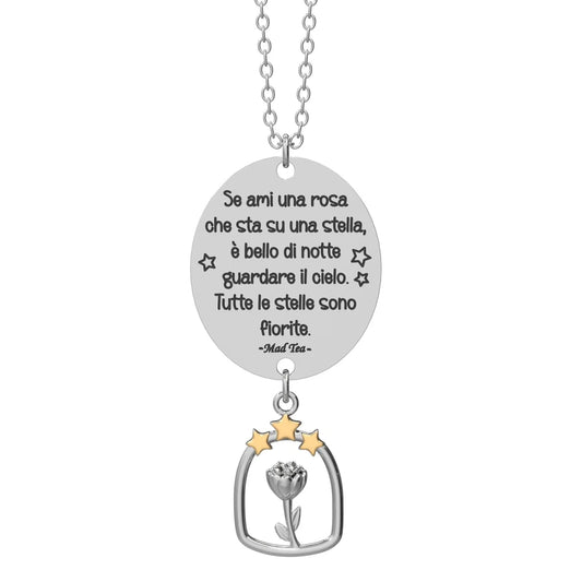 Collana PICCOLO PRINCIPE - “Una stella in fiore”