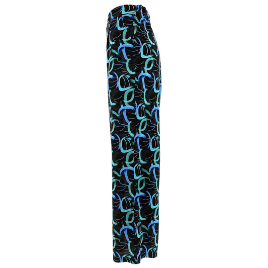 KARAKORUM Pantaloni Bellatrix Nero e multi-KARAKORUM-VIALESCARPE