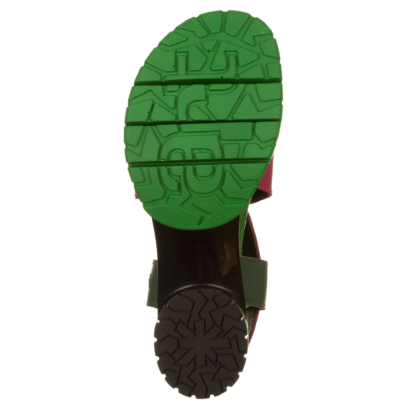 ART Sandali - MALIBU Elastico verde e fuxia