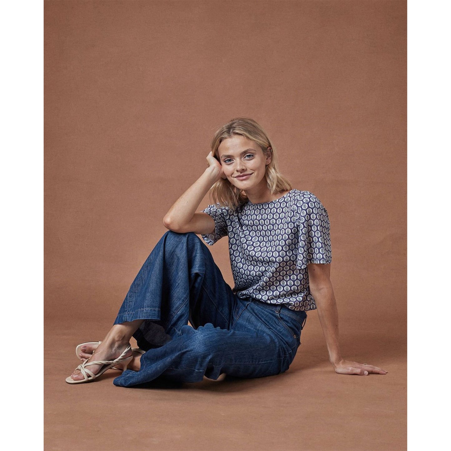 SURKANA T-shirt con Scollo Barchetta Blu e Azzurro-SURKANA-VIALESCARPE