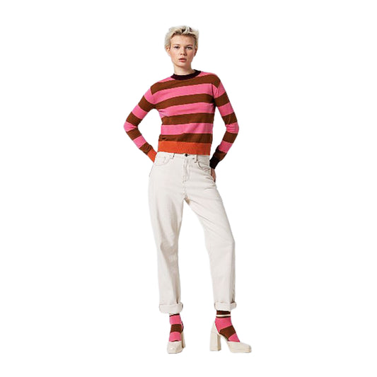 SURKANA - Maglia girocollo a righe-SURKANA-VIALESCARPE