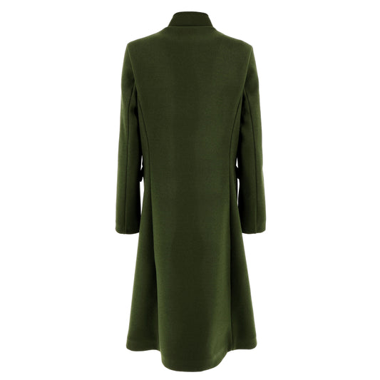 KARAKORUM Cappotto BIBI Verde Militare-KARAKORUM-VIALESCARPE