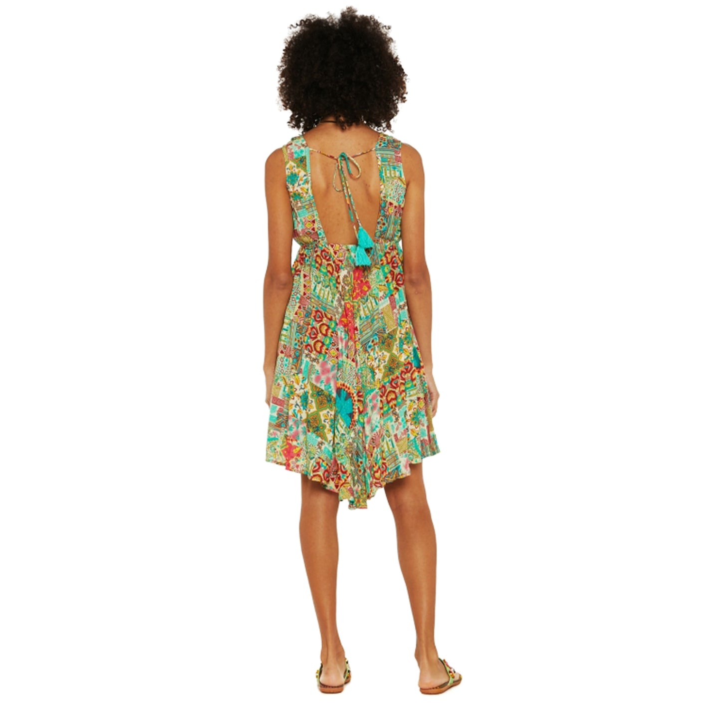 BABA DESIGN - Abito corto SUNSET SAIL