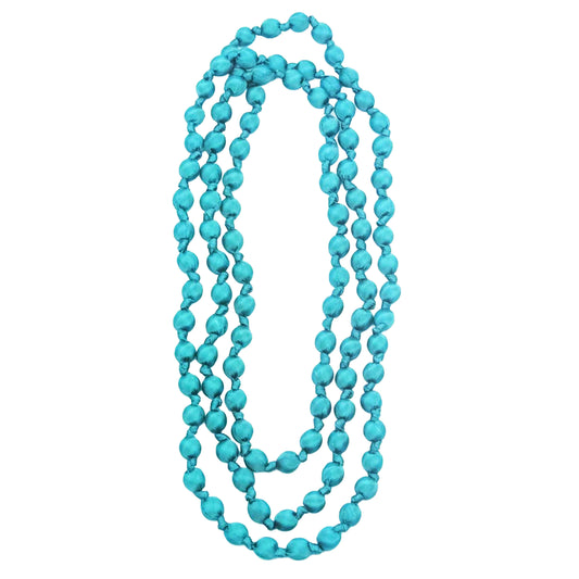 LOOM - Collana Doan Nodi Seta Turchese Chiaro-LOOM-VIALESCARPE