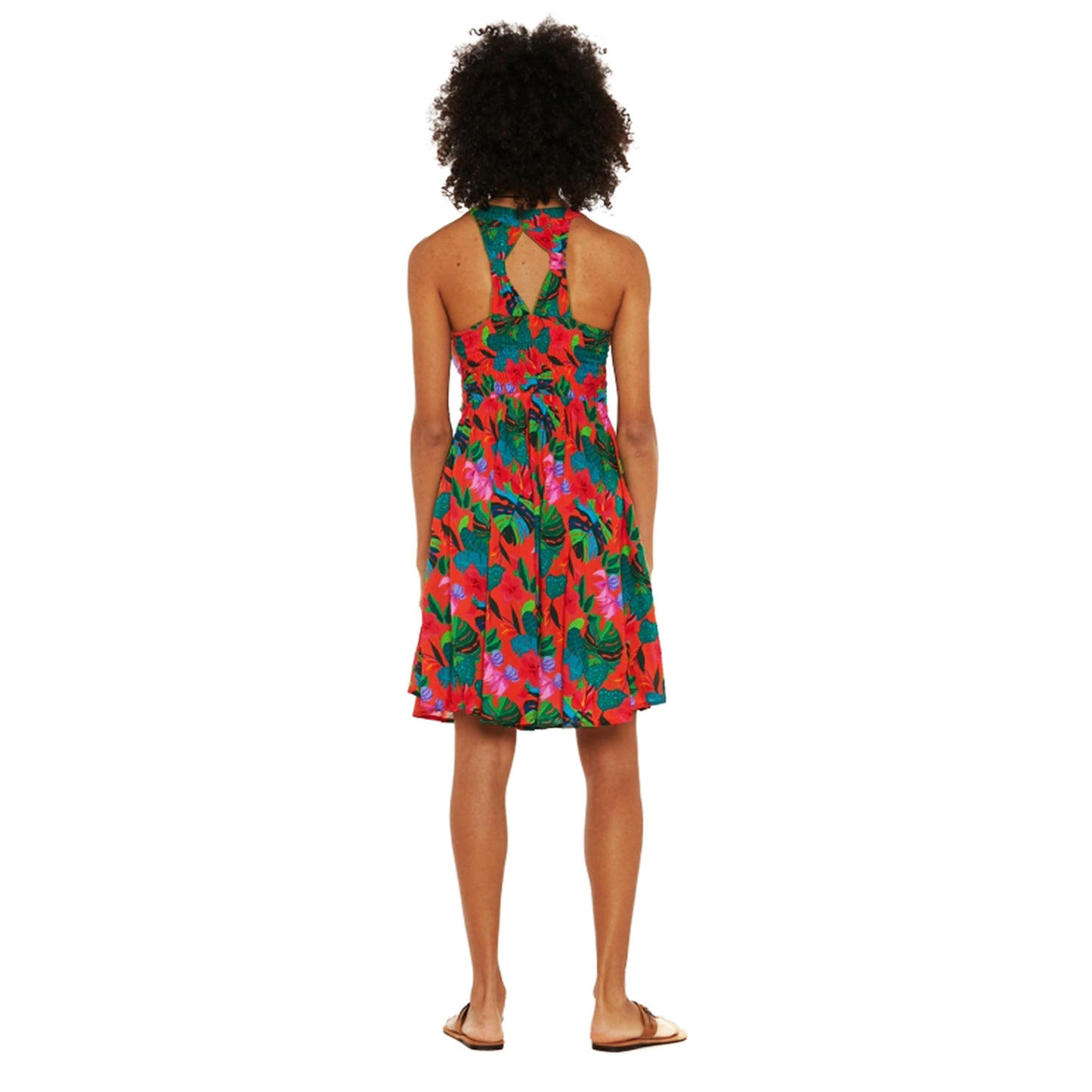 BABA DESIGN - Abito corto Surf Bloom-Baba design-VIALESCARPE