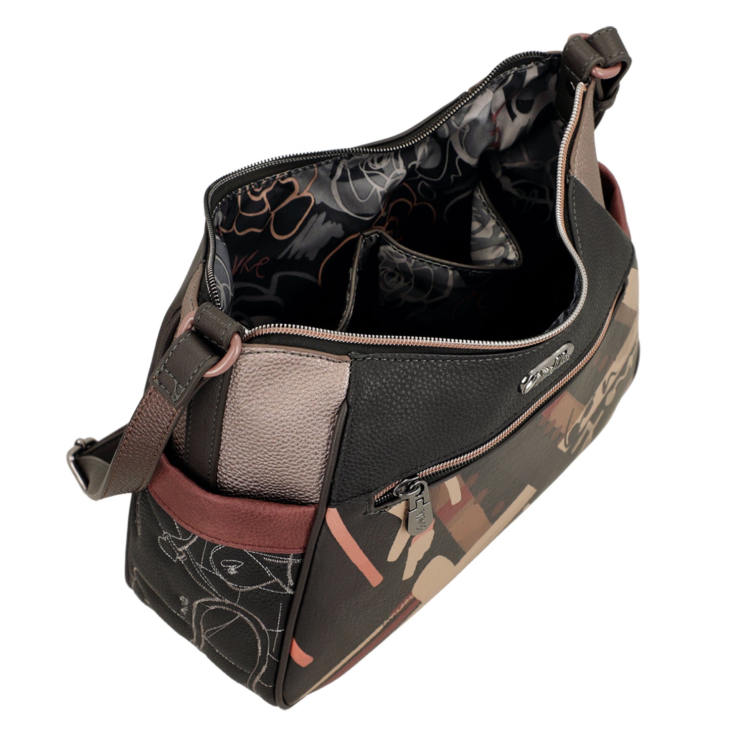 ANEKKE - Borsa a spalla con tracolla grande Mademoiselle