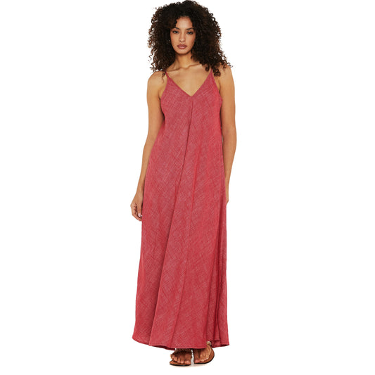 BABA DESIGN - Abito lungo Crinkle Sunbeam-Baba design-VIALESCARPE