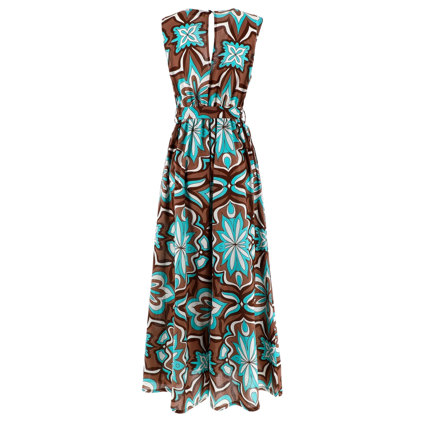 KARAKORUM Tuta SANDY Marrone bianco e turchese-KARAKORUM-VIALESCARPE