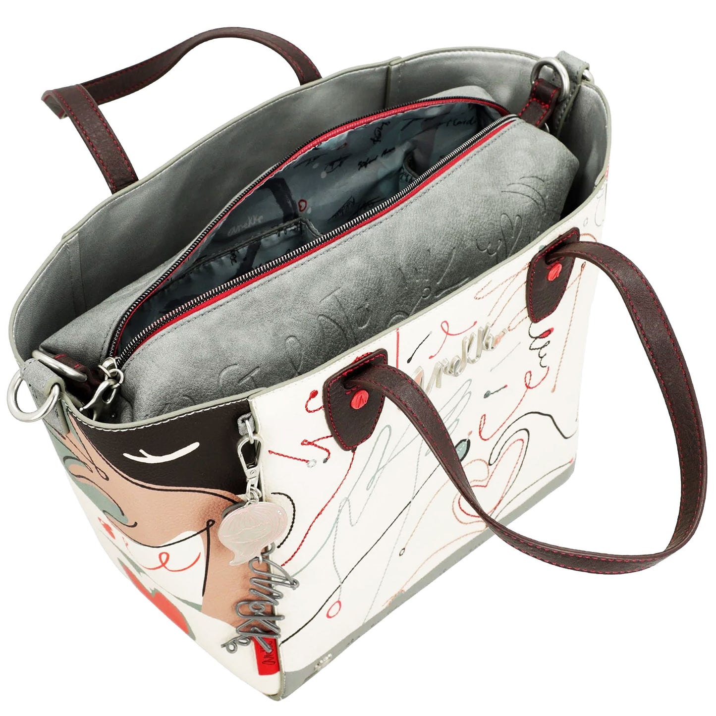 ANEKKE Borsa shopper nera Alma