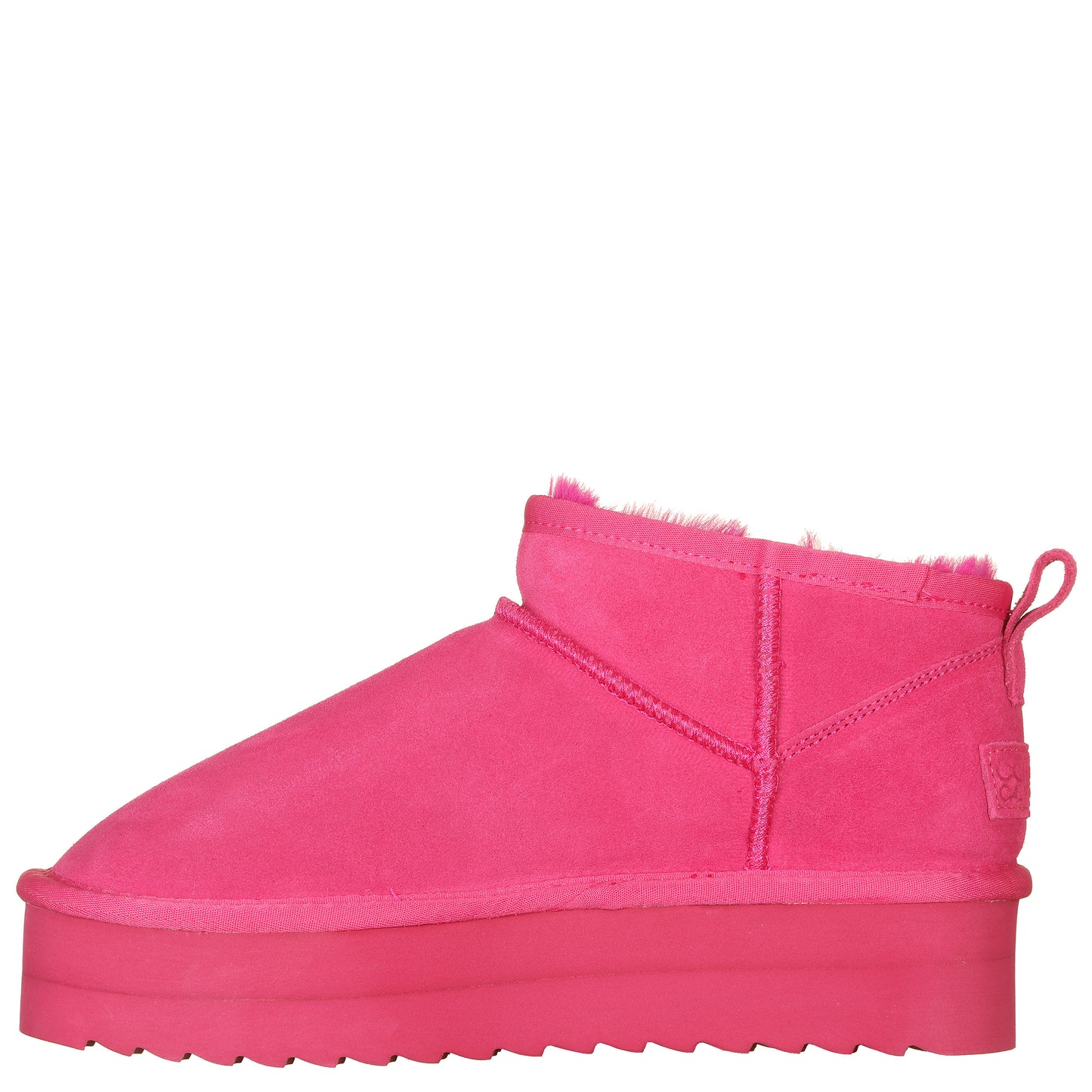 Colors of Califonia - Ankle boots scamosciati fodera lana, con platform