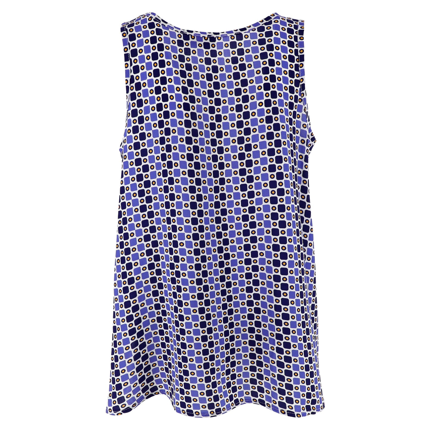 KARAKORUM Top KASIA Blu e multi-KARAKORUM-VIALESCARPE