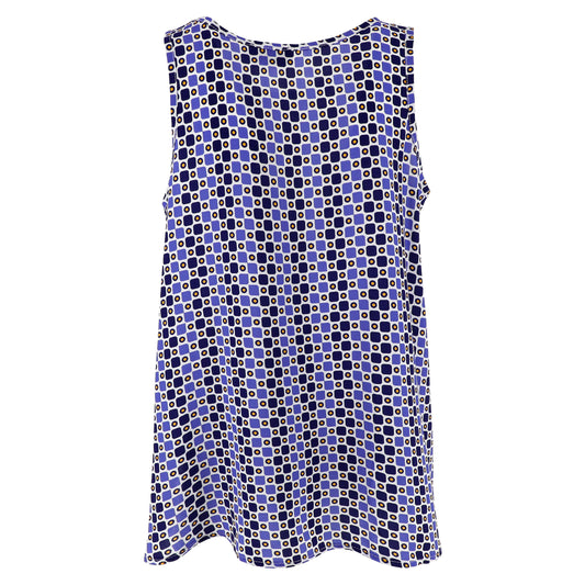 KARAKORUM Top KASIA Blu e multi-KARAKORUM-VIALESCARPE