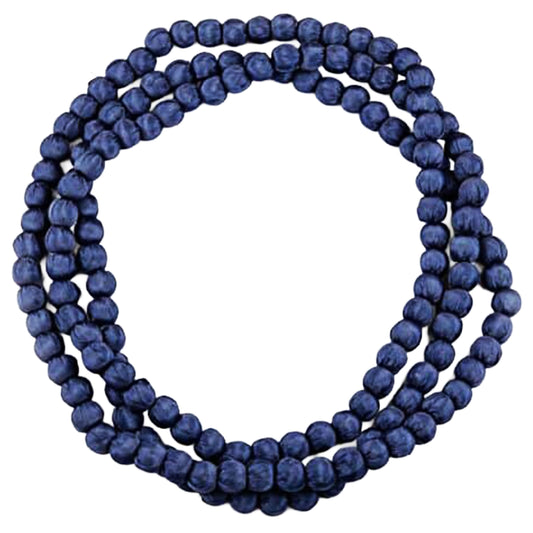 LOOM - Collana Doan Semplice Seta Blu-LOOM-VIALESCARPE