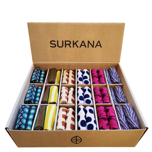 SURKANA - Calze medie jacquard stampate-SURKANA-VIALESCARPE