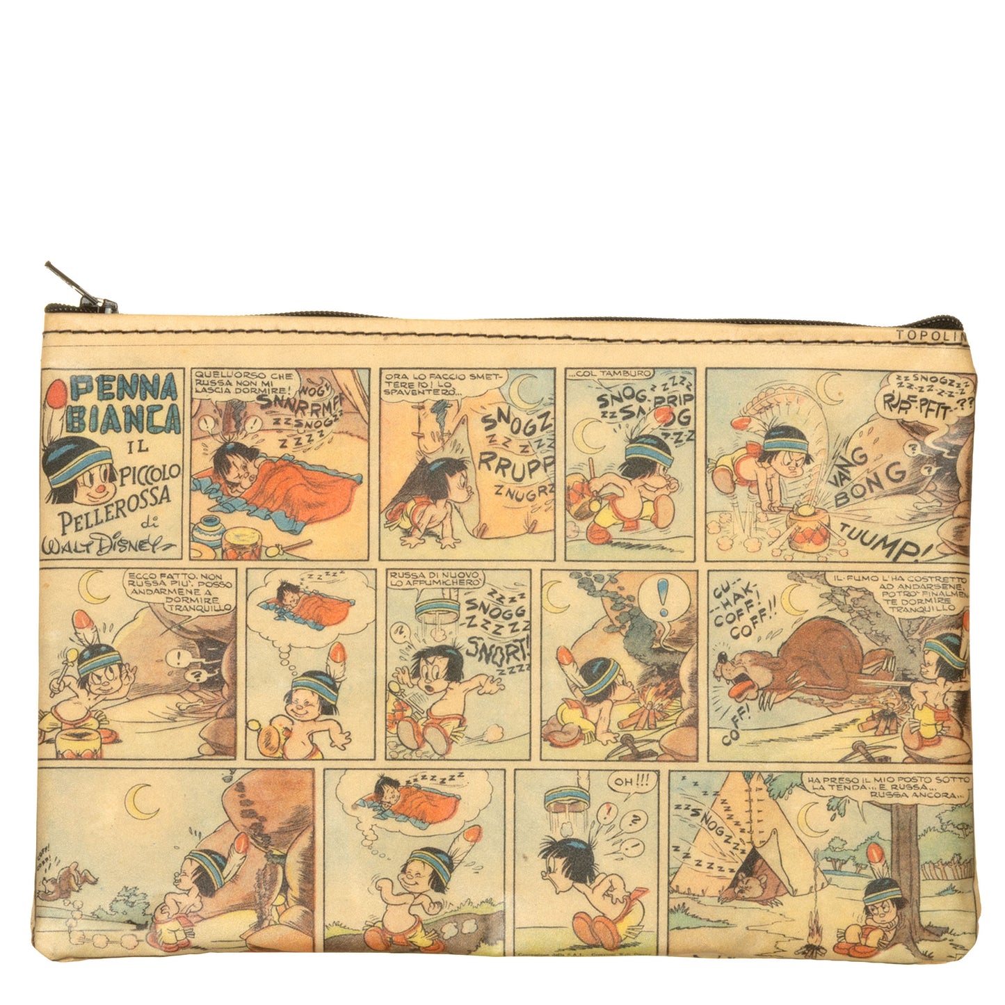 Busta Grande Penna Bianca e Topolino