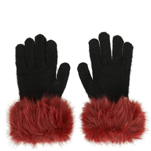 ANEKKE - Guanti con ecopelliccia-ANEKKE-VIALESCARPE