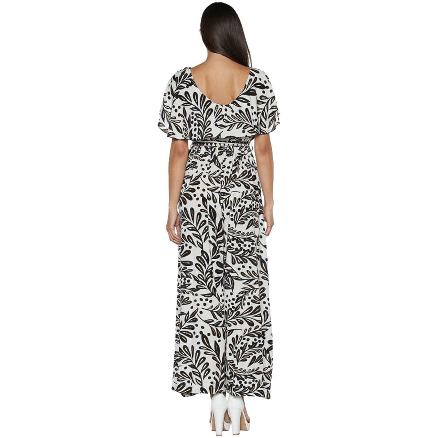 BABA DESIGN Jumpsuit COCONUT KISS Ecru e Nero
