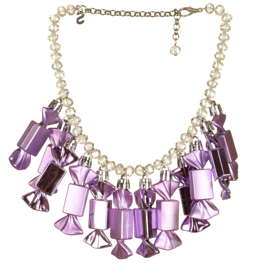 Collana Caramelle viola