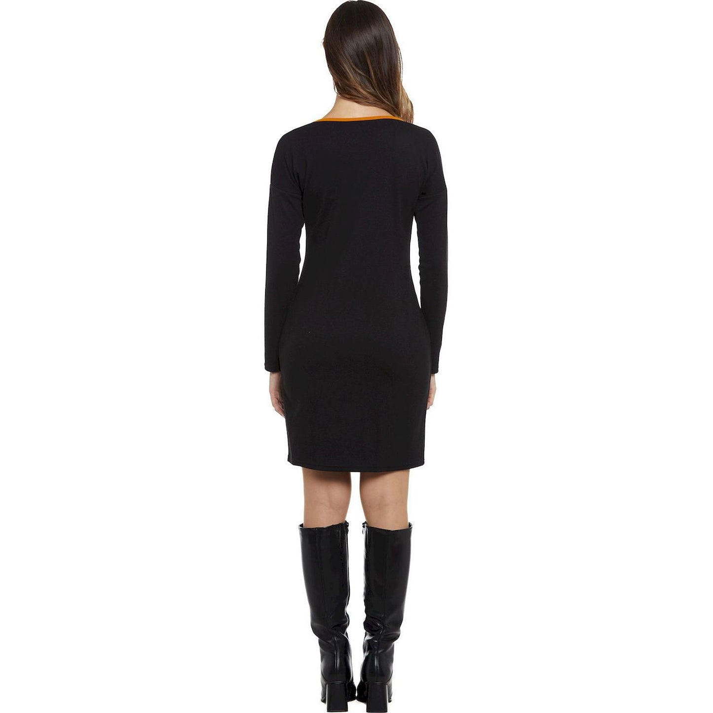 BABA Design - Abito corto con profilo in contrasto-Baba design-VIALESCARPE