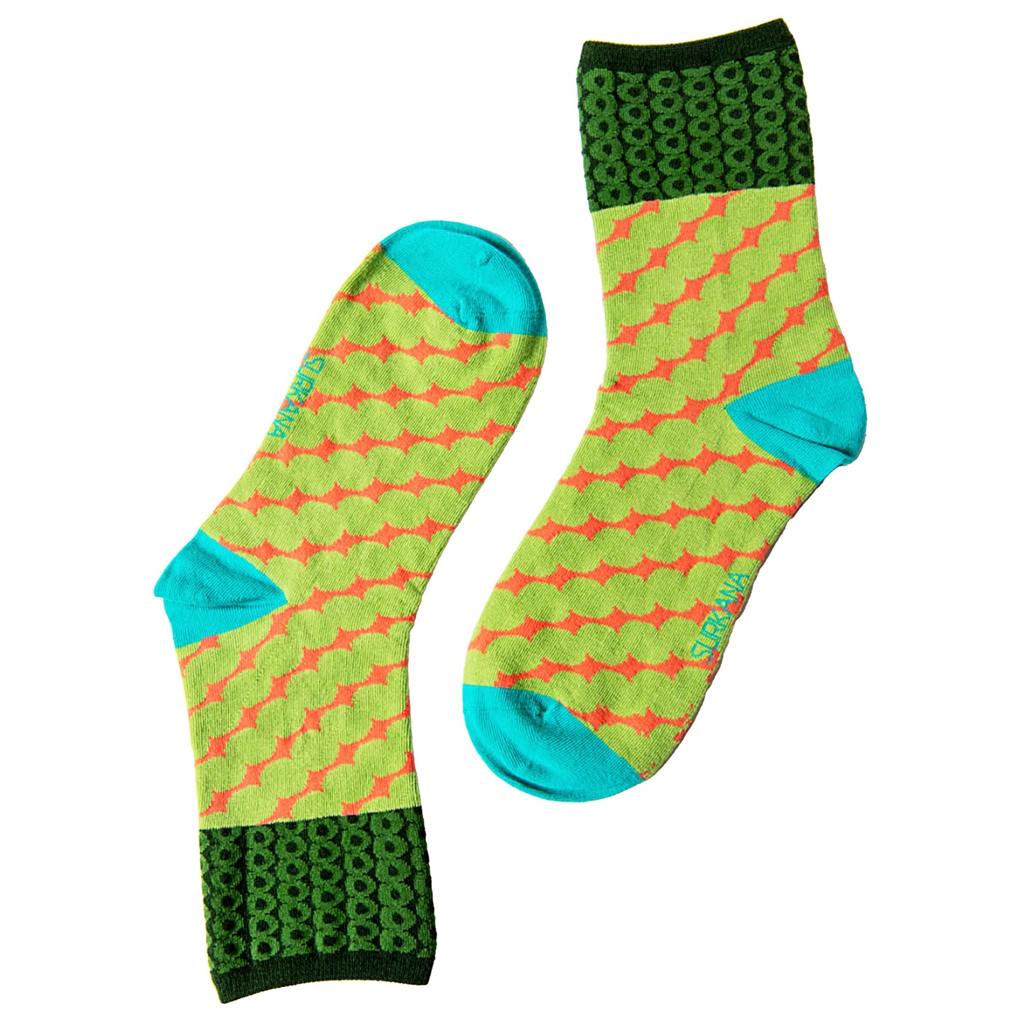 SURKANA - Calzino medio jacquard stampato-SURKANA-VIALESCARPE