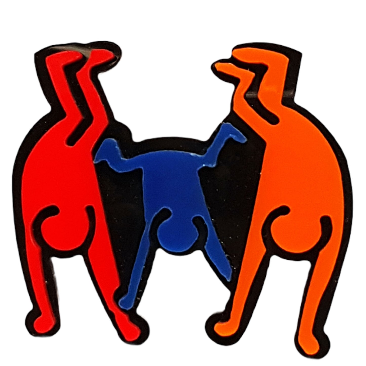 ARKY FLY Anello Haring rosso-blu-arancio
