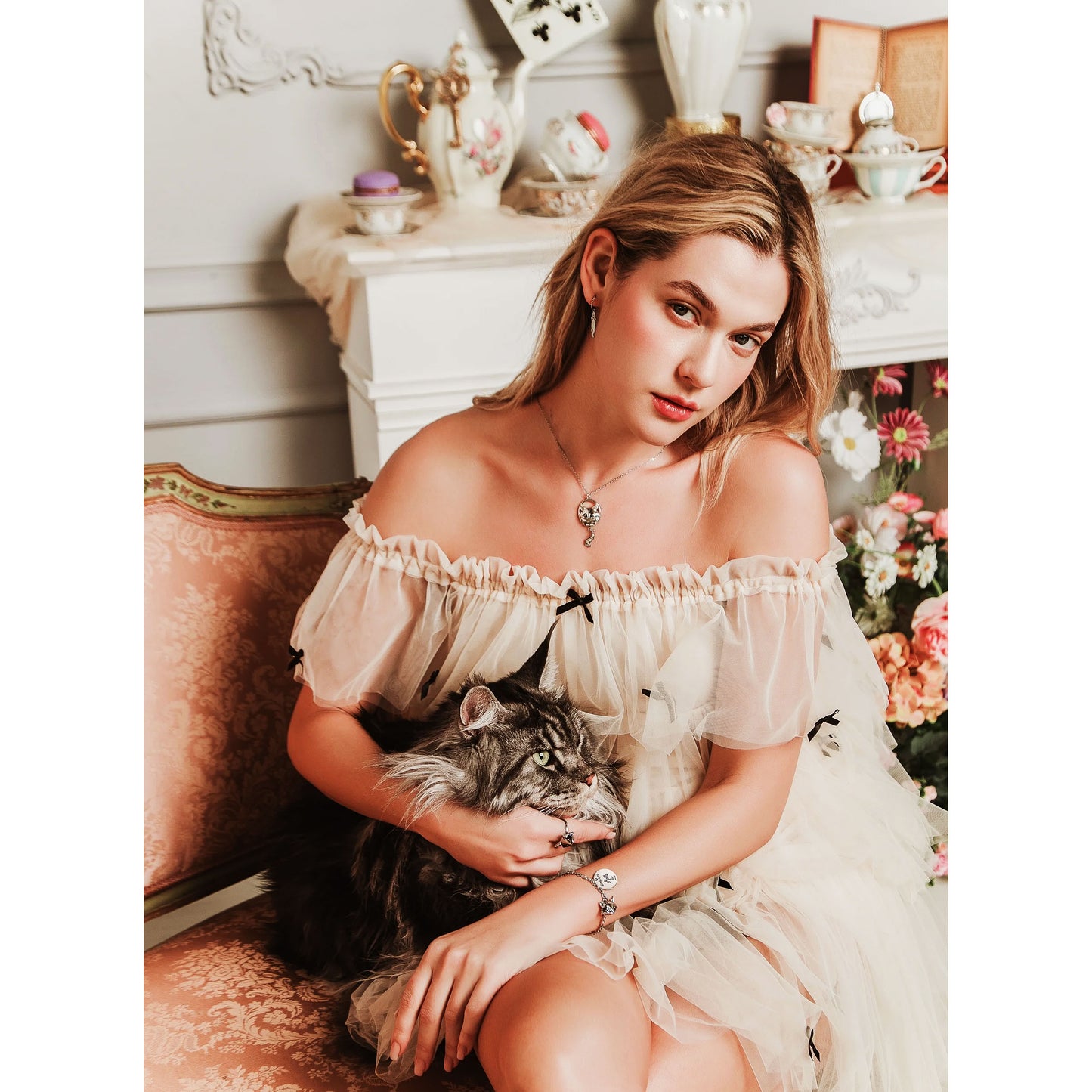 MAD TEA - Collana Gatto di Alice “Siamo tutti matti!”