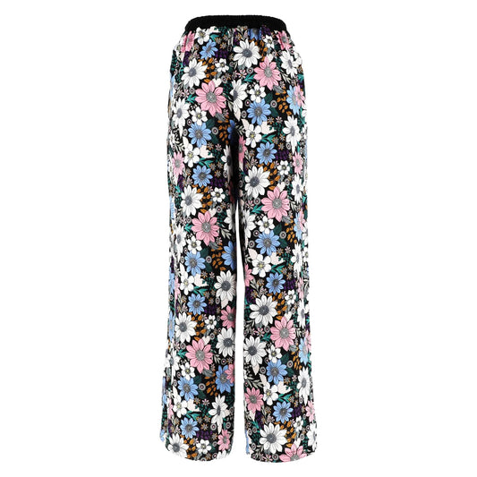 KARAKORUM - Pantaloni Penelope fiori multi-KARAKORUM-VIALESCARPE