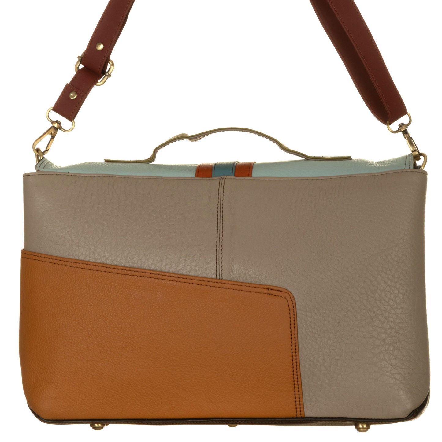 SORUKA Borsa ORLEANS premium Grigio, Azzurro, Multi