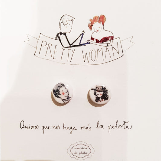 Muni-Orecchini a lobo Pretty Woman-MANITAS DE PLATA-VIALESCARPE