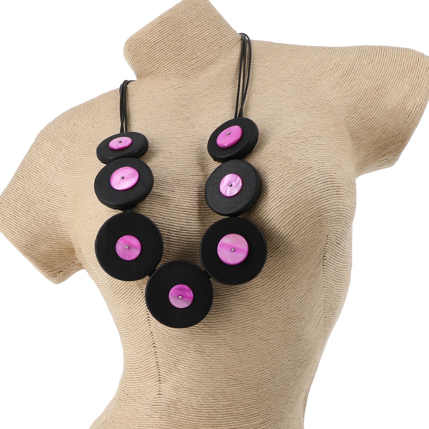 KARAKORUM - Collana Fiammetta Nero-KARAKORUM-VIALESCARPE