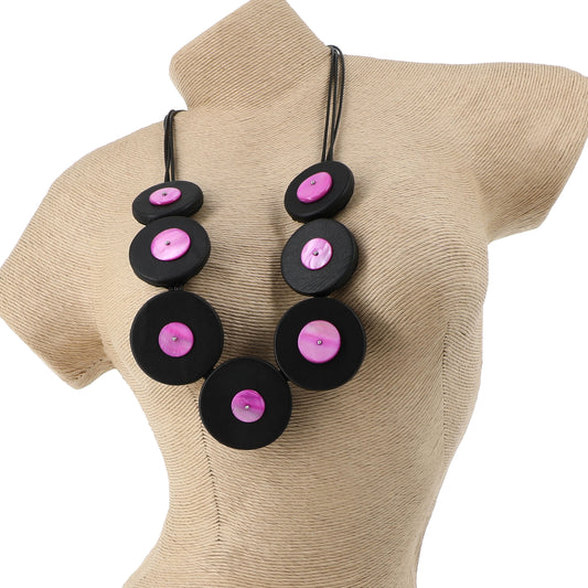 KARAKORUM - Collana Fiammetta Nero-KARAKORUM-VIALESCARPE