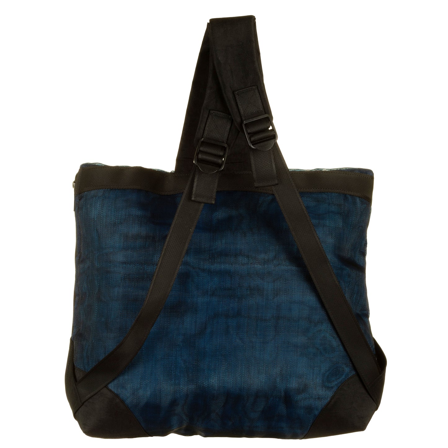 Zaino rete unisex con gomma, blu