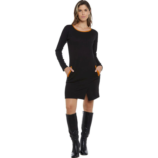 BABA Design - Abito corto con profilo in contrasto-Baba design-VIALESCARPE