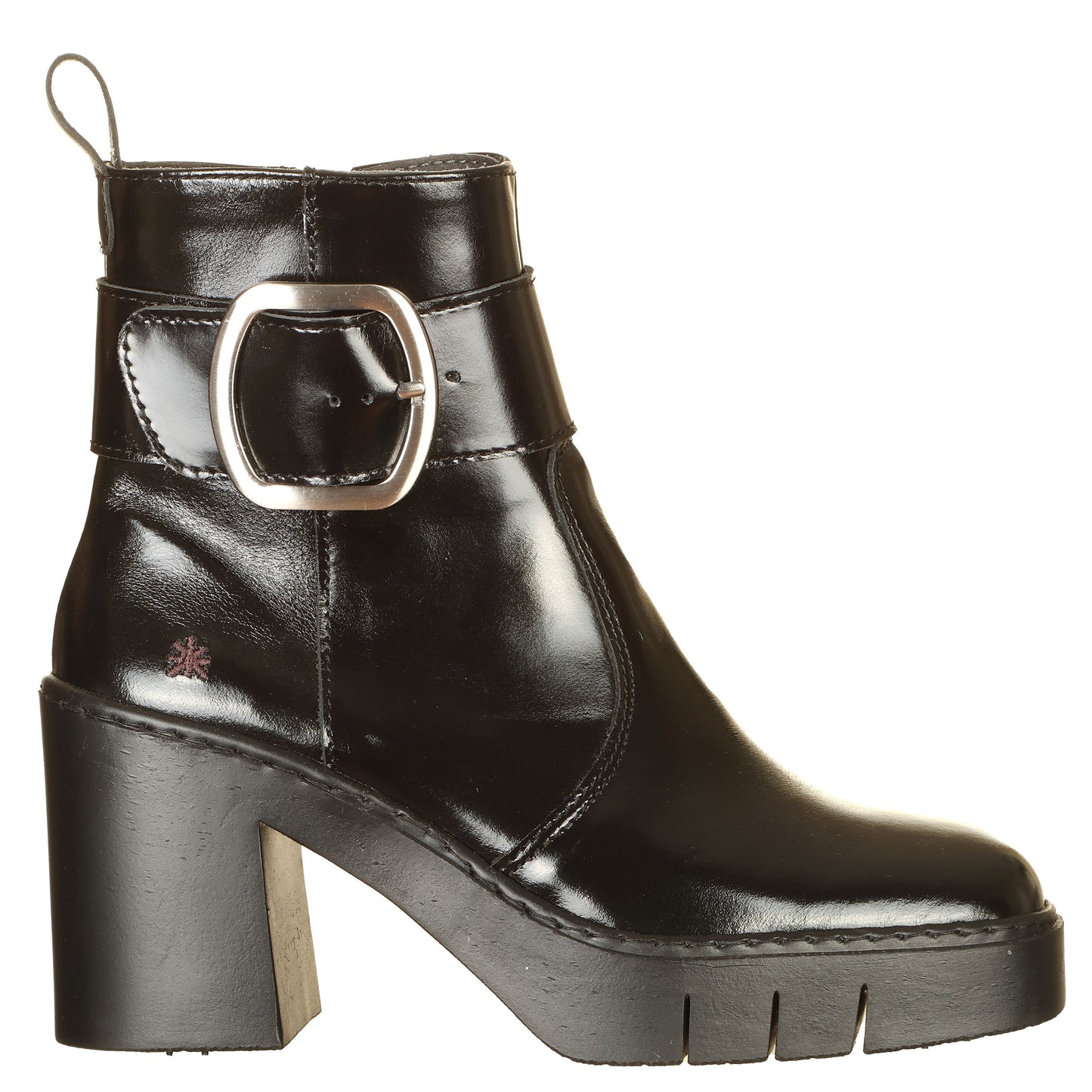 ART Stivaletti Berna Skinny nero con zip
