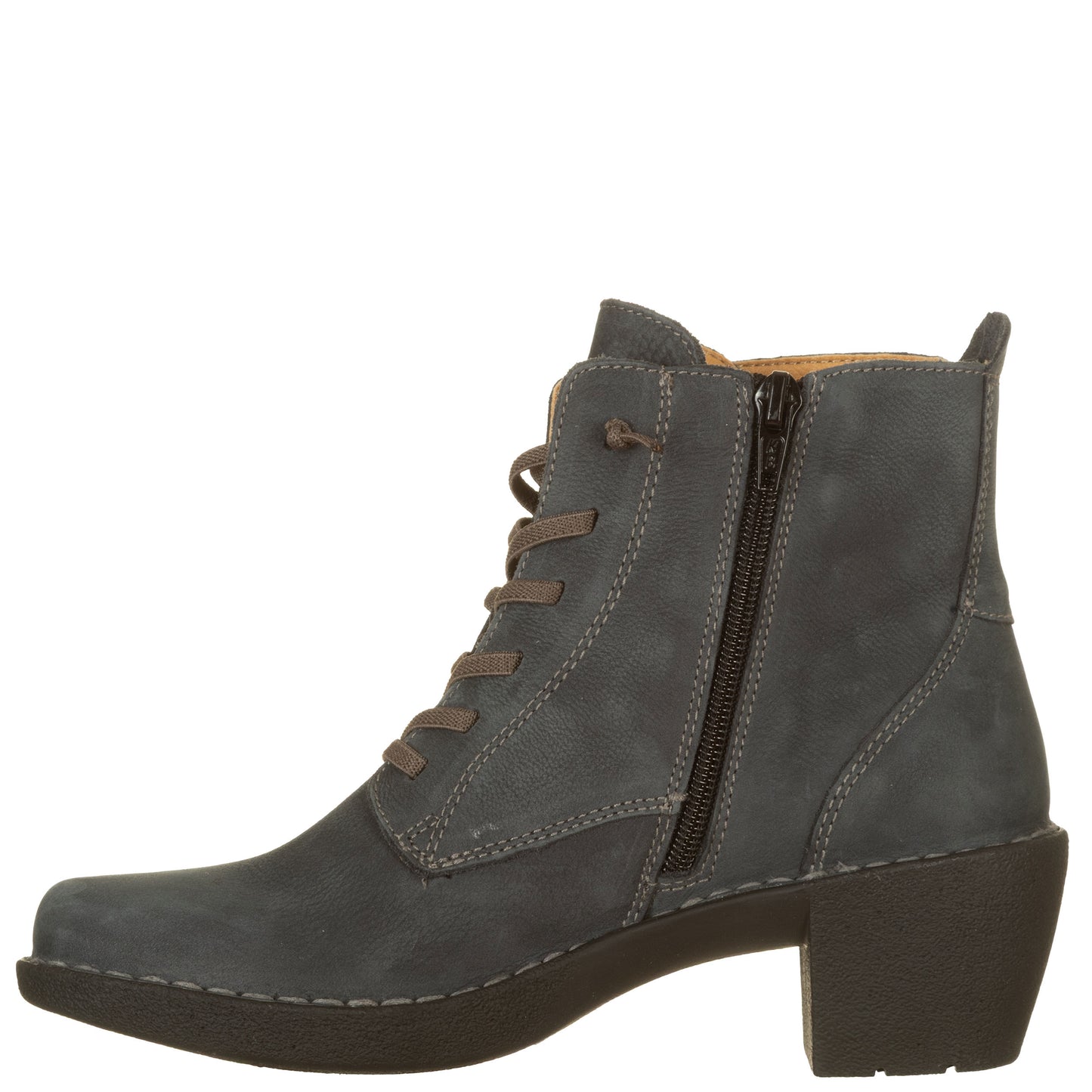 JUNGLA - Ankle boots con lacci elastici e zip