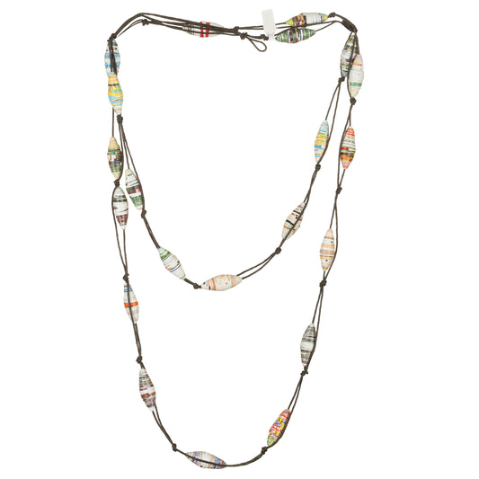 Collana carta riciclata