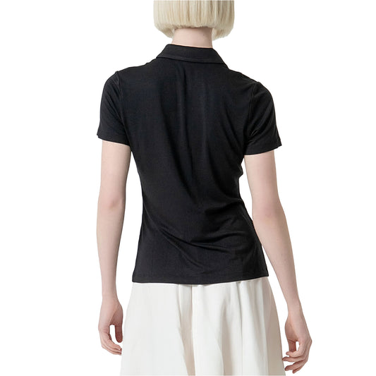 SURKANA - Camicia basic bamboo tinta unita manica corta-SURKANA-VIALESCARPE