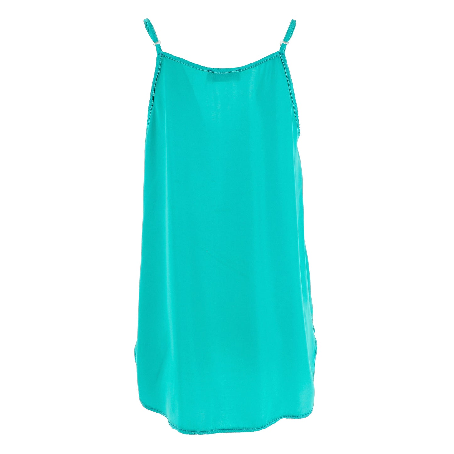 Top Donna KARAKORUM Kaia in Raso Turchese con Spalline Regolabili.