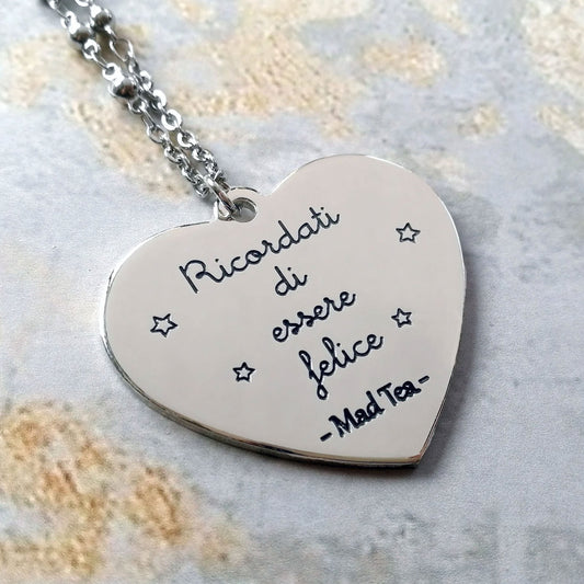 MAT TEA - Collana PICCOLO PRINCIPE - “Ricordati di essere felice”-MAD TEA-VIALESCARPE