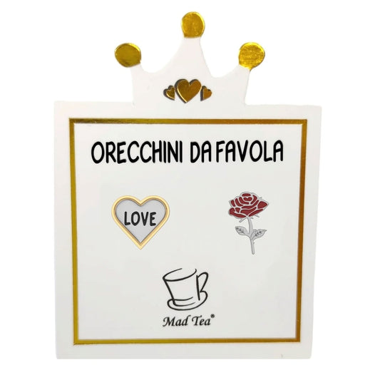 MAT TEA - Orecchini - La bella e la Bestia - cuore-MAD TEA-VIALESCARPE