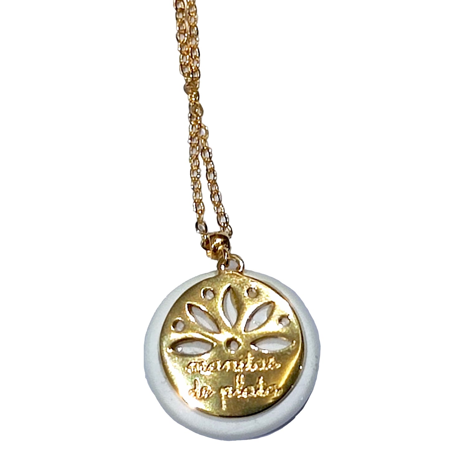 Collana media dorata Barboncino-MANITAS DE PLATA-VIALESCARPE