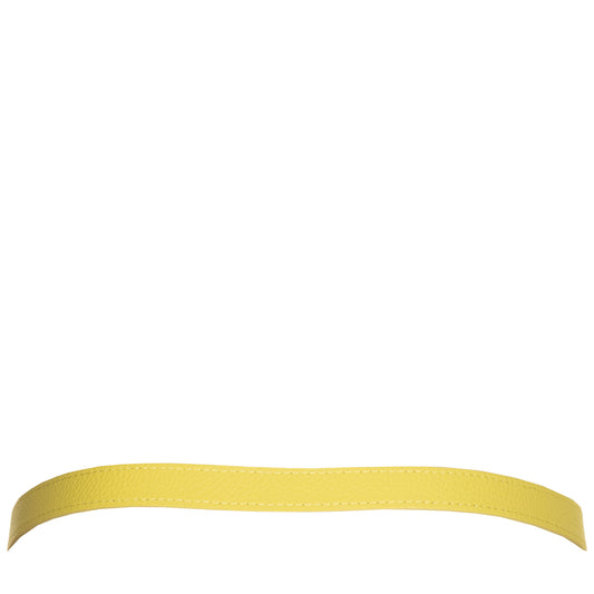 Cintura Pelle 2 Asole Lime