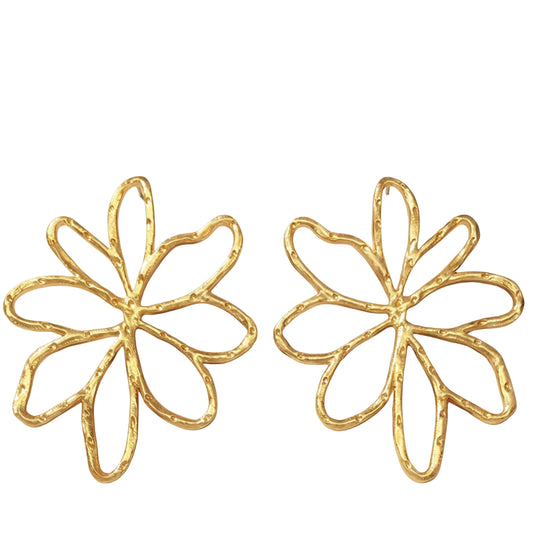 SURKANA Orecchini a fiore Oro