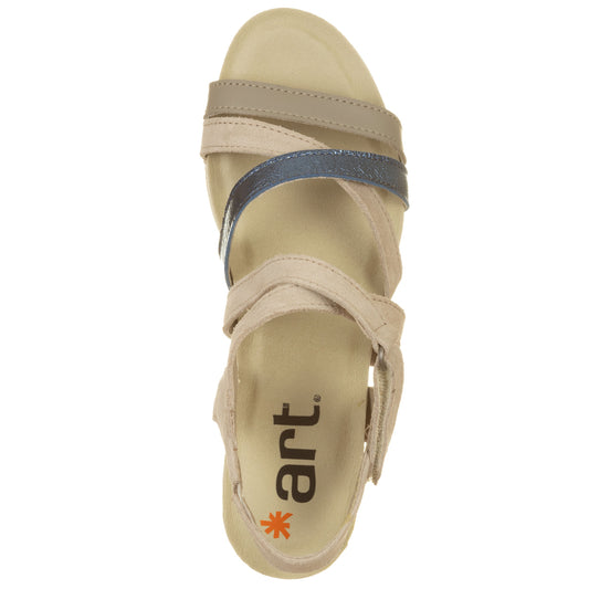 ART Sandali I WHISH pelle nappata multi ghiaccio-ART®-VIALESCARPE