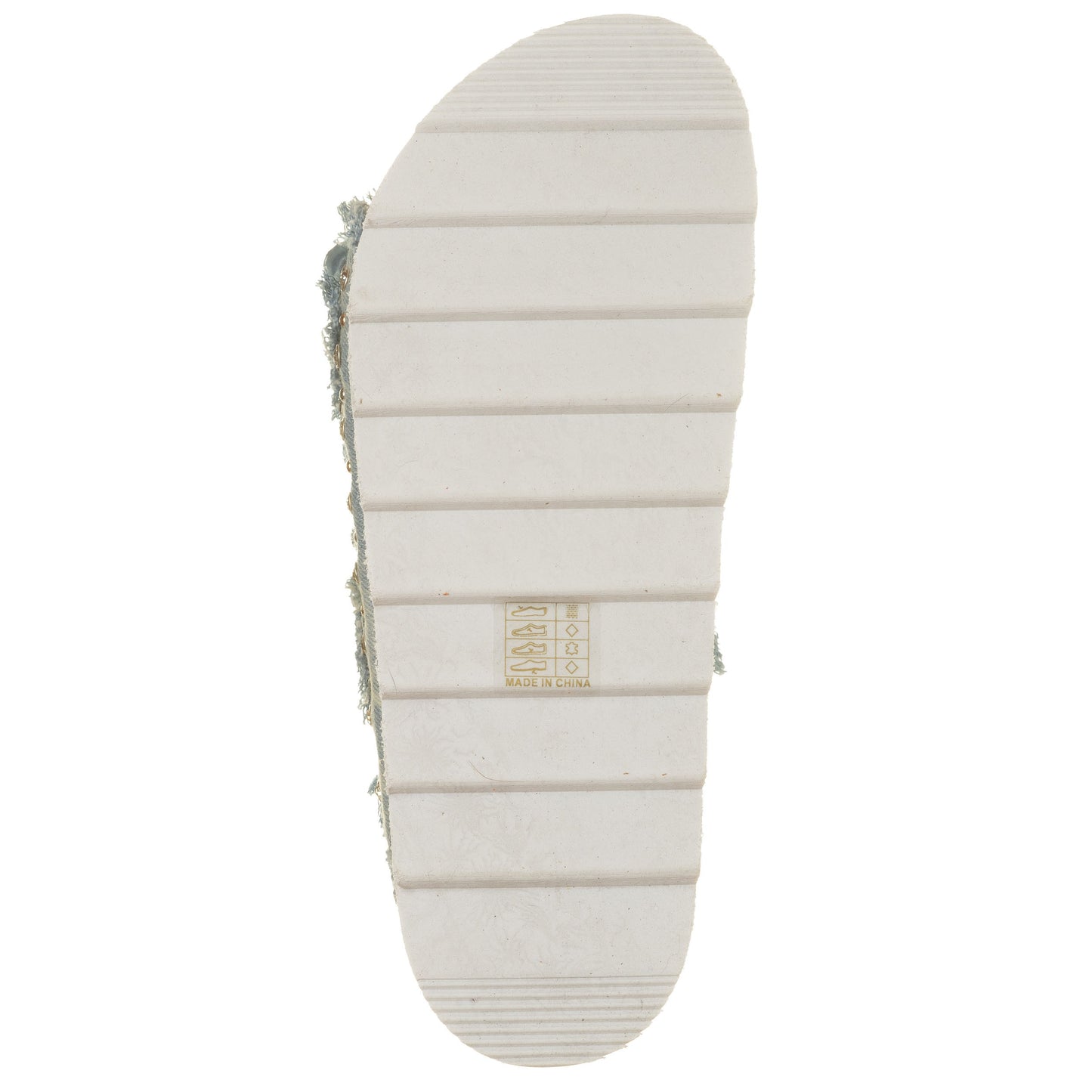 Platform denim con strass-Colors of California-VIALESCARPE