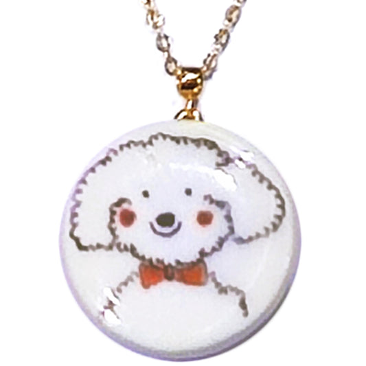 Collana media dorata Barboncino-MANITAS DE PLATA-VIALESCARPE